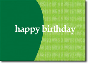 ... > All Occasion Cards > Birthday Cards > Happy Birthday Green Quotes
