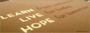 Learn Live Hope Facebook Cover