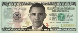 10000 Dollar Bill Back