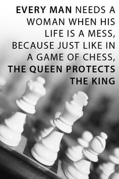 the Queen protects the King. Queens And King Quotes, Life, The Queens ...