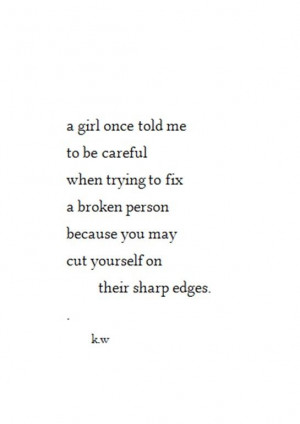Don't get cut...