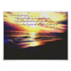 Laguna Beach Sunset - Emerson Quote Posters