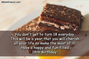 Quotes Daughter Turning 18 ~ Cool 18th Happy Birthday Wishes and ...