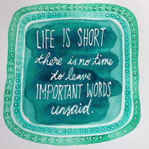 words unsaid | Quotes to Live By