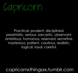 capricorn traits | Tumblr