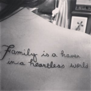Tattoo: Family tattoo quote_7