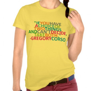 Gregory Corso Quotes (Beat Generation) T Shirts