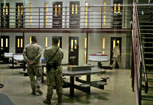 ... with detainees in camp 6 maximum security facility at guantanamo bay u