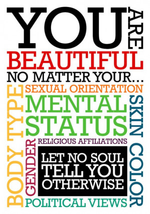 You Are Beautiful - No Mater What