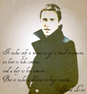 Jared Leto quote by zaprzepaszczona