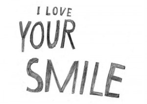 cute, love, quote, smile, text, you