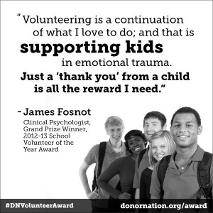 Why do YOU volunteer? #volunteerism #quotes #JamesFosnot # ...