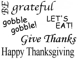 List of 30 Happy Thanksgiving Sayings 2014