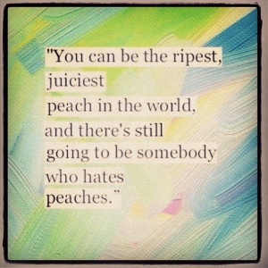 Peach Quote.