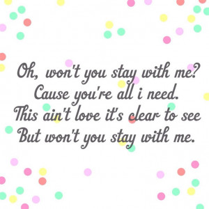 Stay With Me Sam Smith Sam smith - stay with me