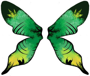 Green Fairy Wings Lipbleed