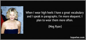 famous quotes about high heels
