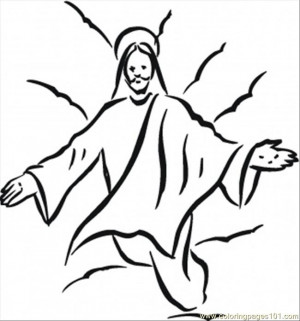 free printable coloring page Jesus (Other > Religions)