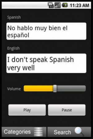 View bigger - Spanish to English Translator for Android screenshot