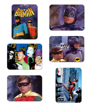 Batman And Robin 1960's TV Series Large 3x4 Magnet Set