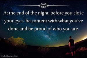 Night Time Prayer Quotes at the end of the night,