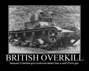 British Overkill - Military humor