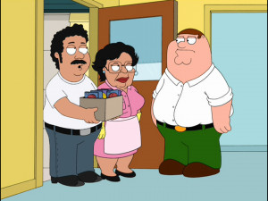 Mikey is Consuela 's nephew. He appears in 