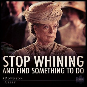 Well said, Professor McGonagall… Err…. Lady Grantham #downtonabbey ...