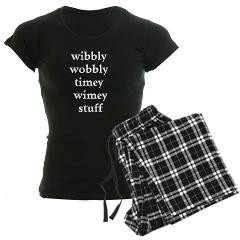 doctor who gifts wibbly wobbly merchandise pajamas christmas - doctor ...