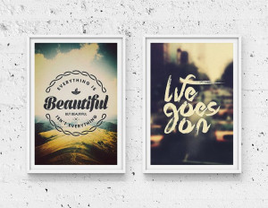 Do it yourself Printable Typographic Quote Home by Promopocket, $8.00