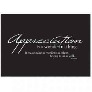 Appreciation Quote