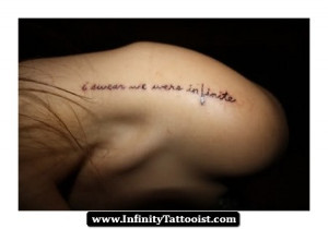 Infinity Tattoo Shoulder