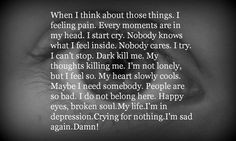 Quotes About Depression And Pain Depression crying pain quote