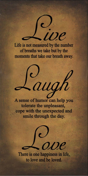 Live Love Laugh Quotes
