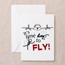 Time To Fly' Greeting Card for