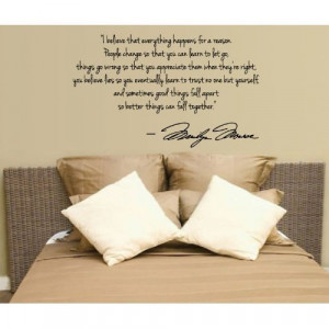 Marilyn-Monroe-Wall-Decal-Decor-Quote-I-Believe-things-happen-Large ...
