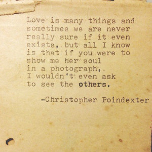 Christopher Poindexter Poems and Quotes
