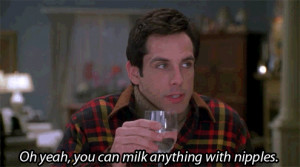 Pam Byrnes: I had no idea you could milk a cat!