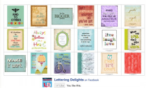 Lettering Delights (major love) is having a dollar days sale, but they ...