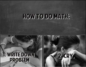 Dear mathematics, I hate you like I love you...