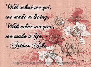 Arthur Ashe #Quote #words