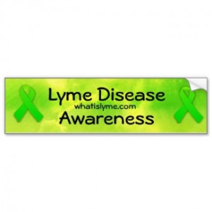 Lyme Disease Awareness Bumper Sticker