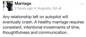 Via Marriage page by Dave Willis on FB