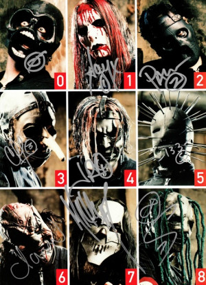 Title Slipknot Masks Grid...