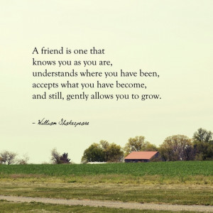 Friend Quote Friendship Shakespeare by theartofobservation on Etsy ...