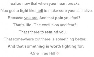 Hill QuoteTrees Hills 3, Hills Quotes, Lyrics Quotes, One Tree Hill ...