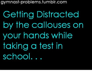 Gymnast problems. Yesss happens ALL the time!!!