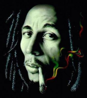 Bob Marley weed quotes