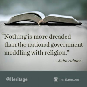 state n religion John Adams