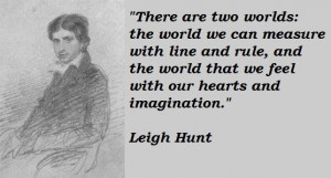 Leigh hunt famous quotes 5